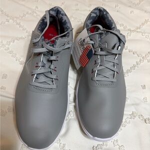 Callaway Gray Men's Golf Sneakers with White Soles